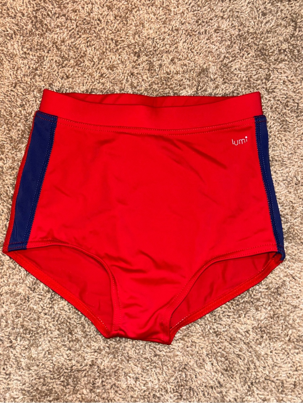 Umi Red and Navy Dance Short Briefs